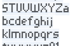 Cross Stitch Letters: Generator And Alphabet Font Patterns – Free inside Embroidery Alphabet Patterns Free Printable