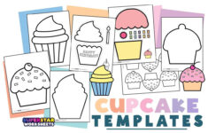 Cupcake Template (Free Printables) – Superstar Worksheets with regard to Free Printable Birthday Cupcake Template