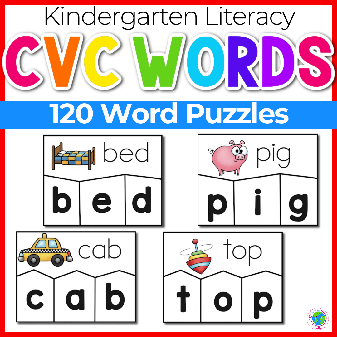 Cvc Word Family Puzzles - Life Over C&amp;#039;S for Cvc Word Puzzles Free Printable