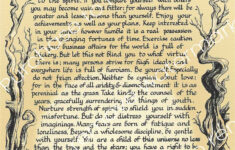Desiderata Digital Download | Sacredart Murals with regard to Desiderata Printable Version Free