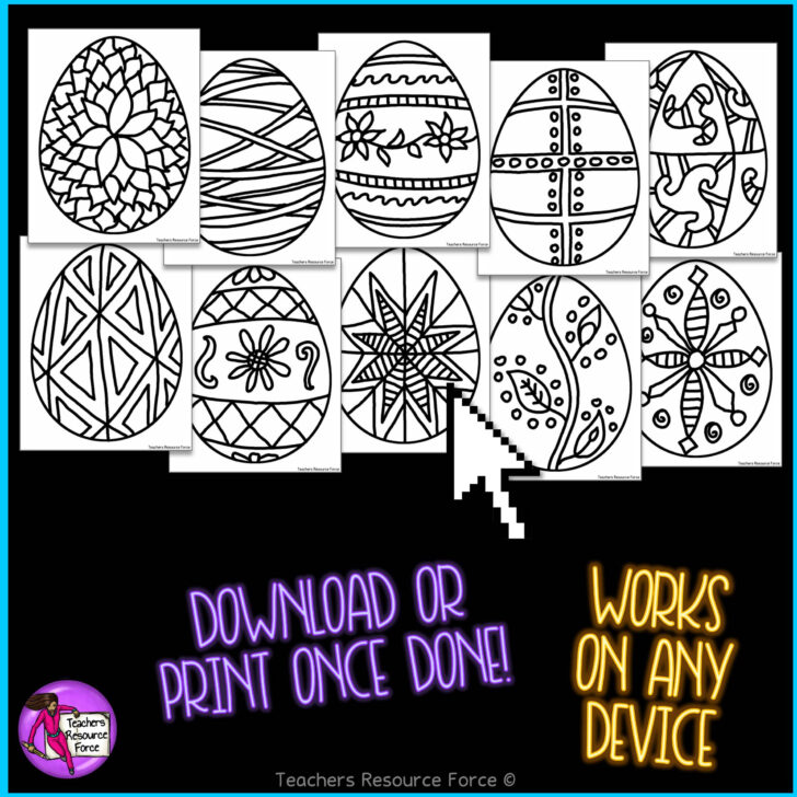 Printable Pysanky Egg Patterns