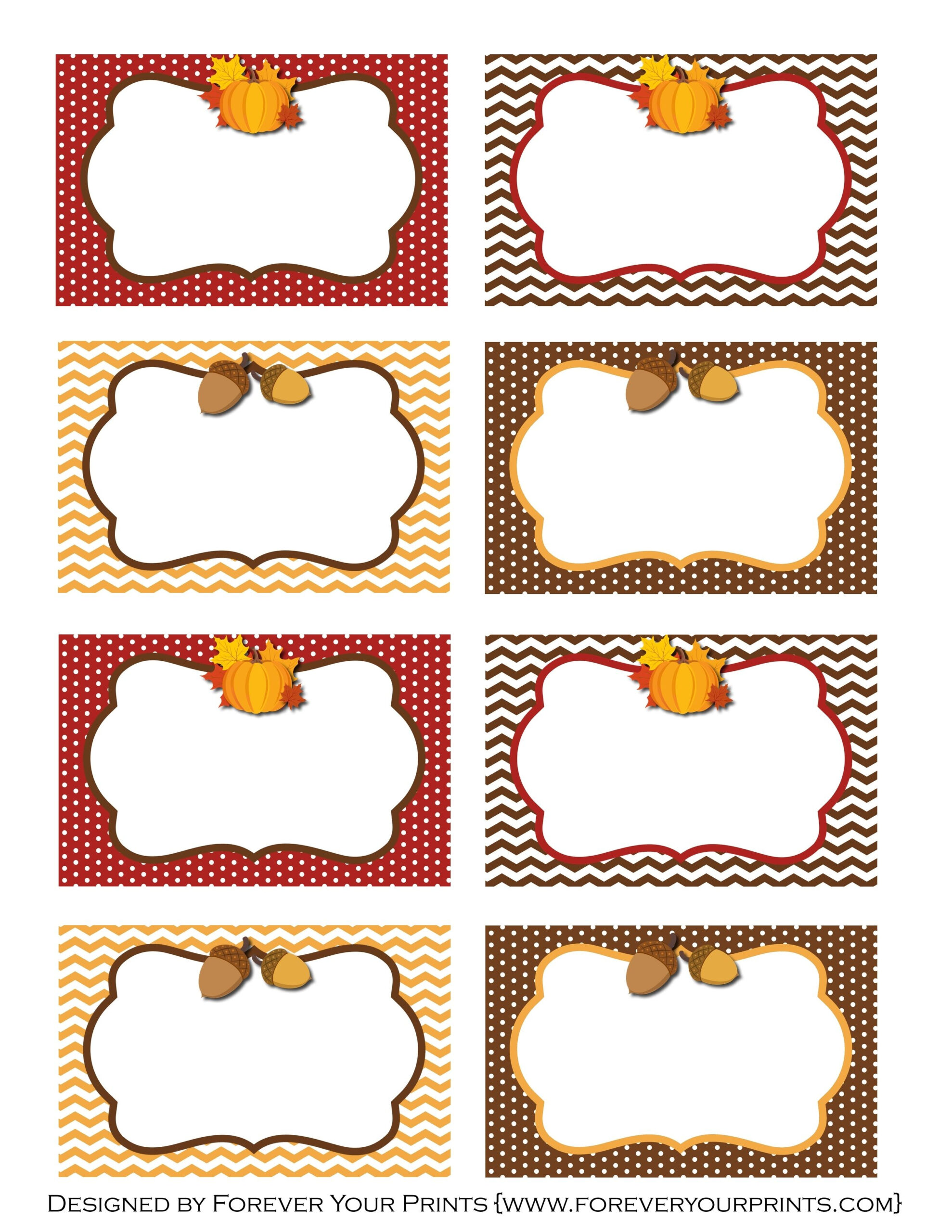 Discover 12 Fall Name Tags And Thanksgiving Crafts Ideas On This regarding Free Printable Fall Name Tags