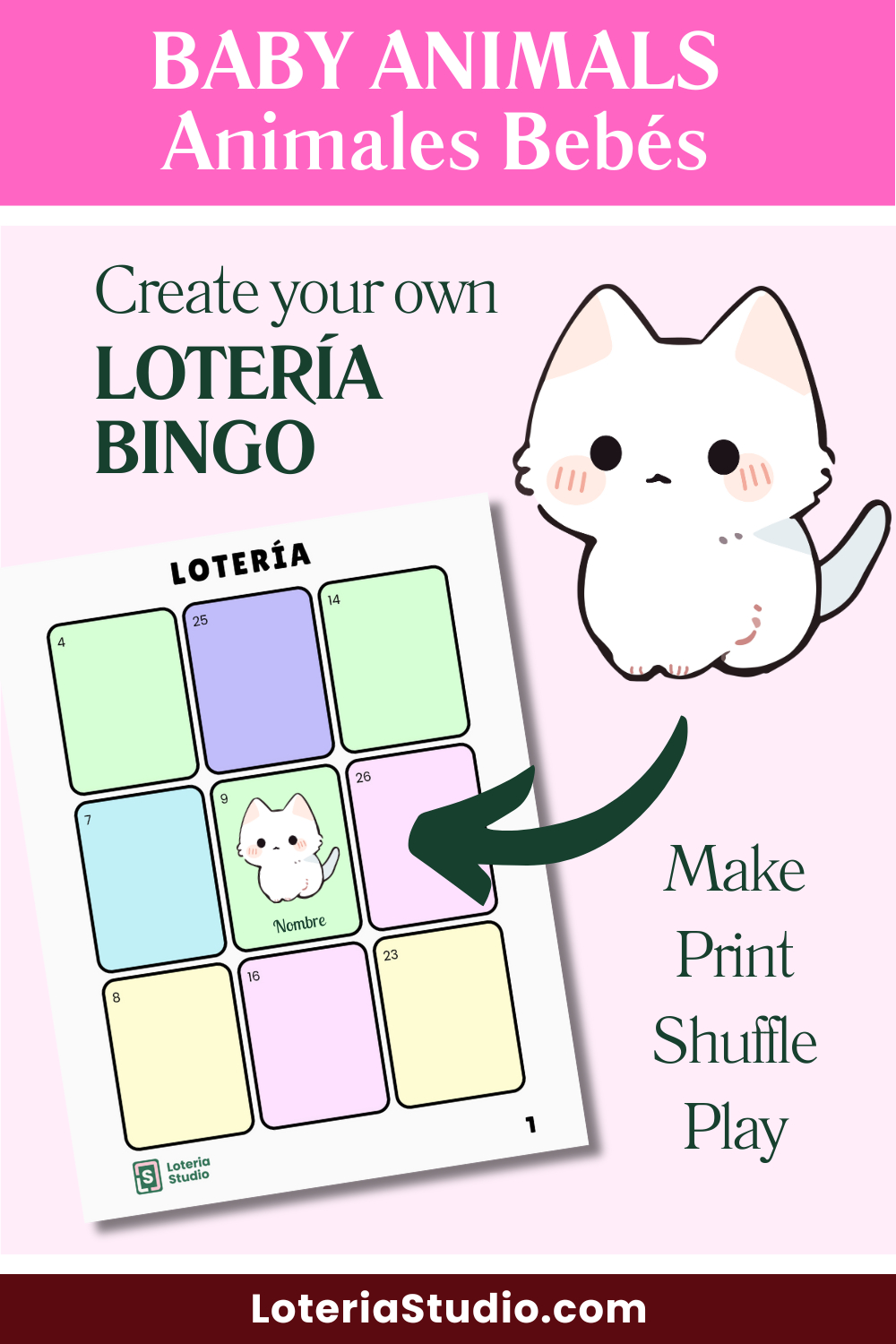 Discover Loteria &amp;amp; Bingo — Loteria Studio - Create Custom Loteria in Loteria Template Free