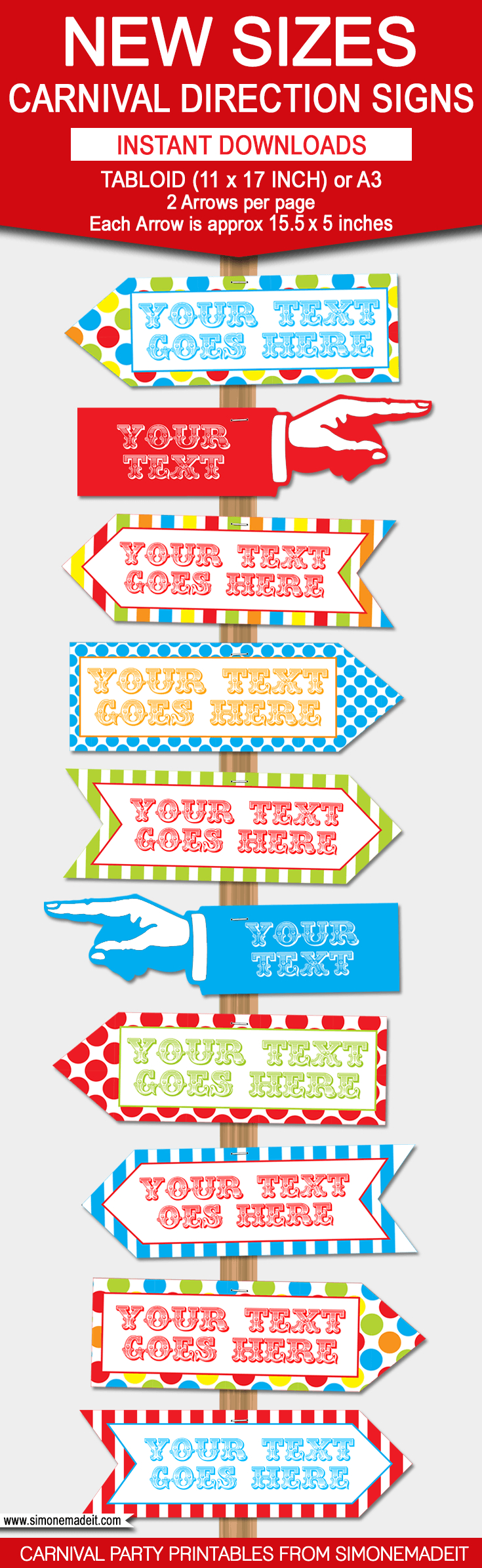 Diy Carnival Directional Sign | Carnival Party | Circus Party with regard to Free Printable Carnival Directional Signs