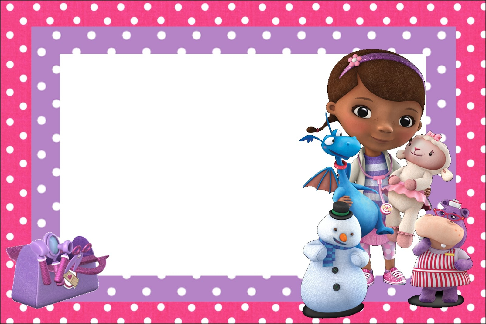 Doc Mcstuffins: Free Printable Invitations. - Oh My Fiesta! In English pertaining to Doc Mcstuffins Free Templates