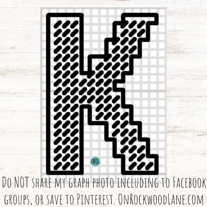 Free Printable Plastic Canvas Letter Patterns