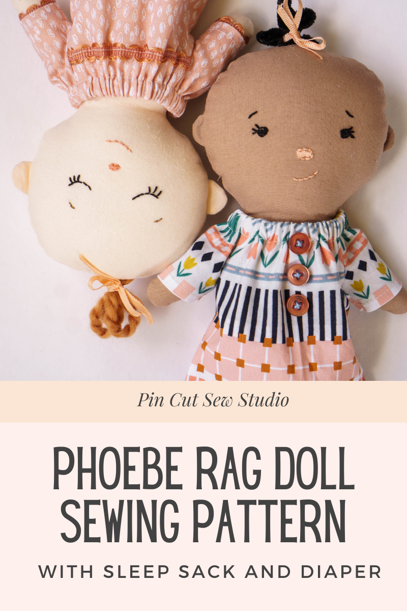 Easy Soft Rag Doll Pdf Sewing Pattern — Pin Cut Sew Studio regarding Free Printable Rag Doll Sewing Patterns