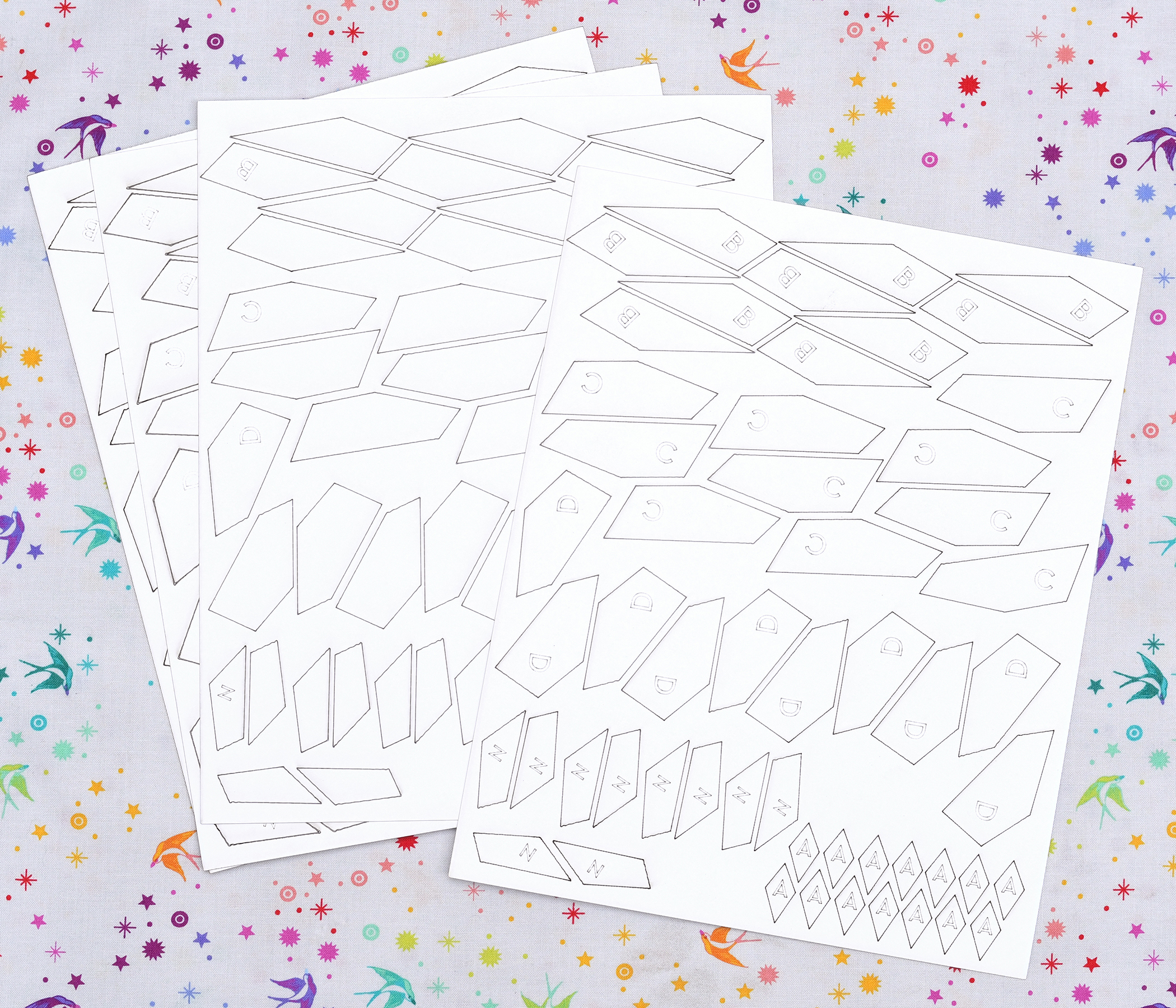 English Paper Piecing – Lillyella with Free Printable English Paper Piecing Patterns