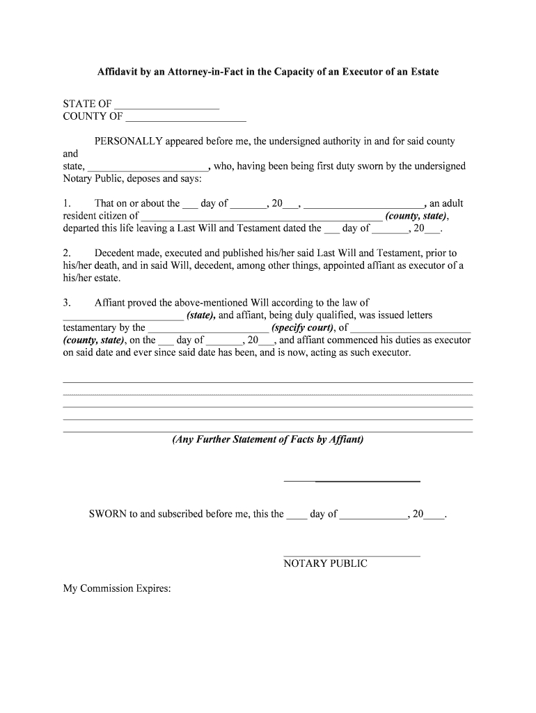 Executor Of Estate Form: Fill Out &amp;amp; Sign Online | Dochub intended for Free Printable Executor of Estate Form