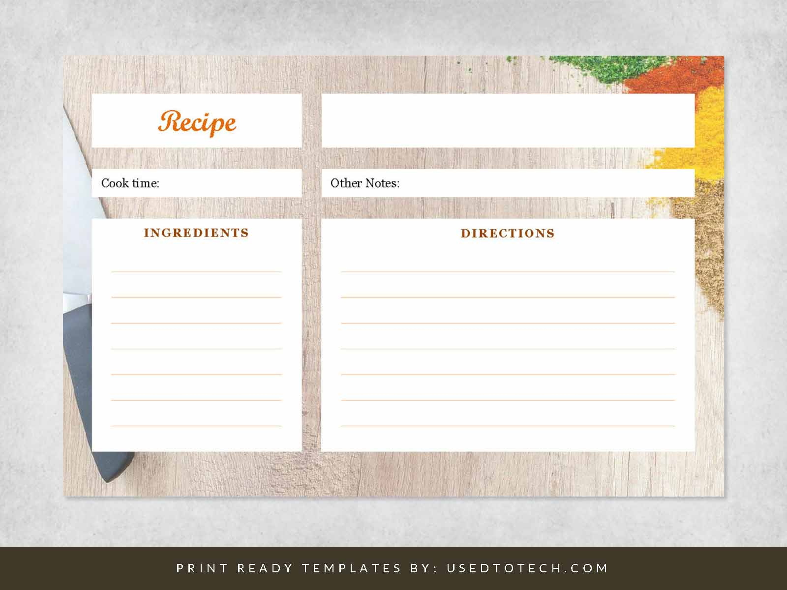 Fancy 4 X 6 Recipe Card Template For Word regarding Free Editable Recipe Page Templates For Microsoft Word