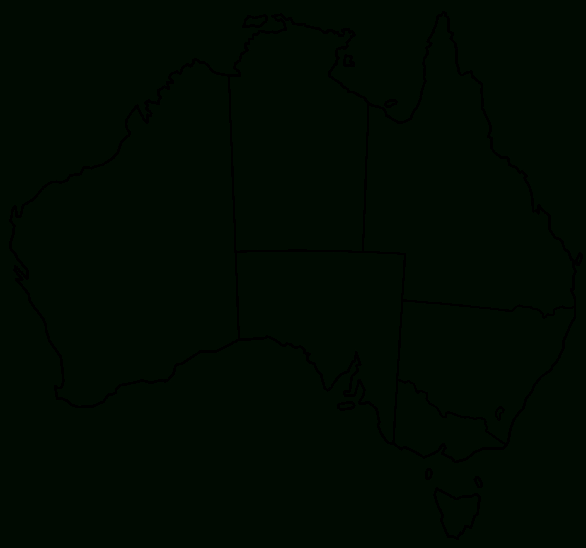 File:australia States Blank - Wikimedia Commons in Free Printable Map Of Australia With States