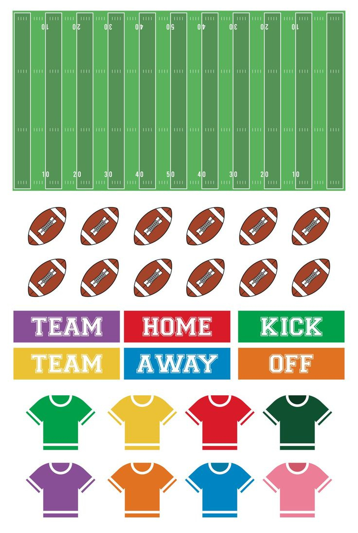 Football Cutouts - 15 Free Pdf Printables | Printablee pertaining to Free Printable Football Cutouts