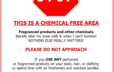 Fragrance-Free Door Signs | Seriously "Sensitive" To Pollution pertaining to Printable Scent Free Signs