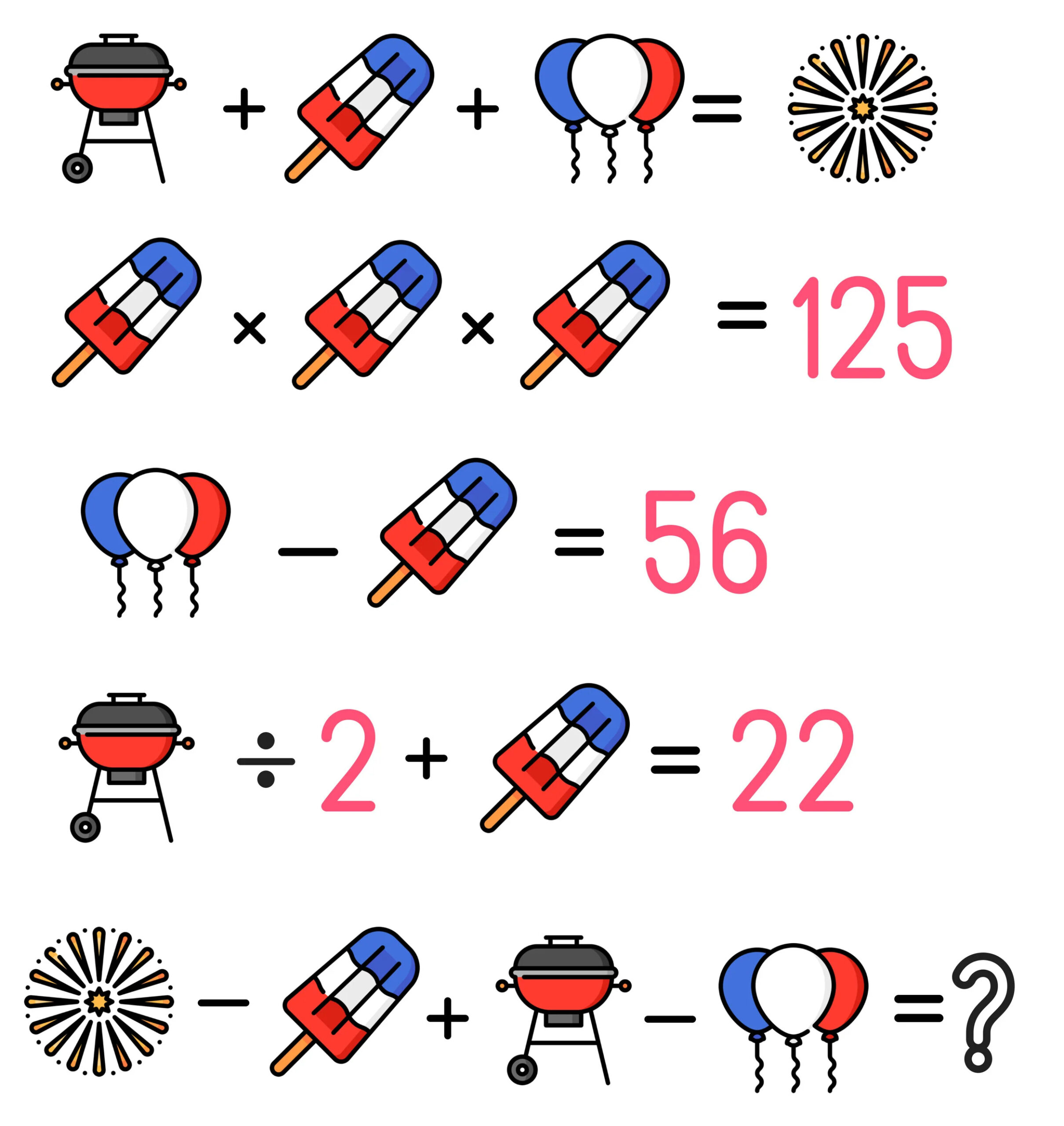 Free 4Th Of July Math Puzzles For Grades K-8 — Mashup Math regarding Free Printable 4th of July Math Worksheets