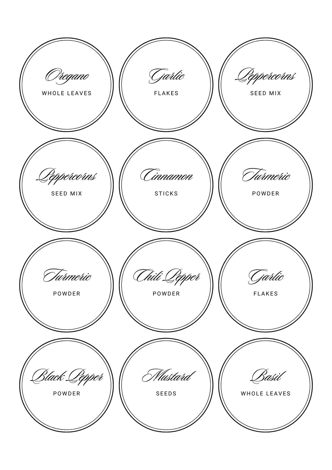 Free And Customizable Circle Sticker Templates intended for Free Printable Round Labels