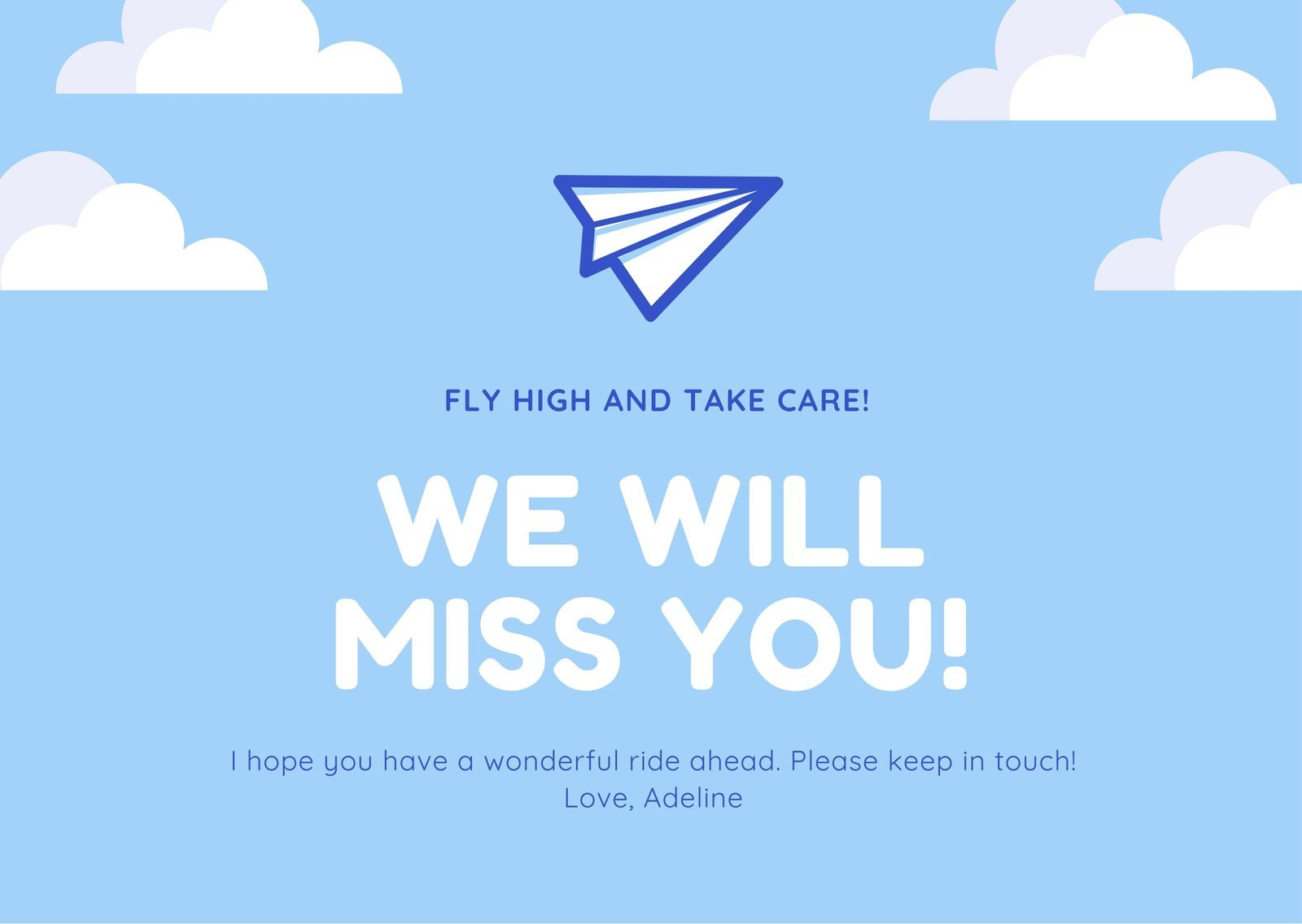 Free And Customizable Farewell Templates within Free Goodbye Powerpoint Template