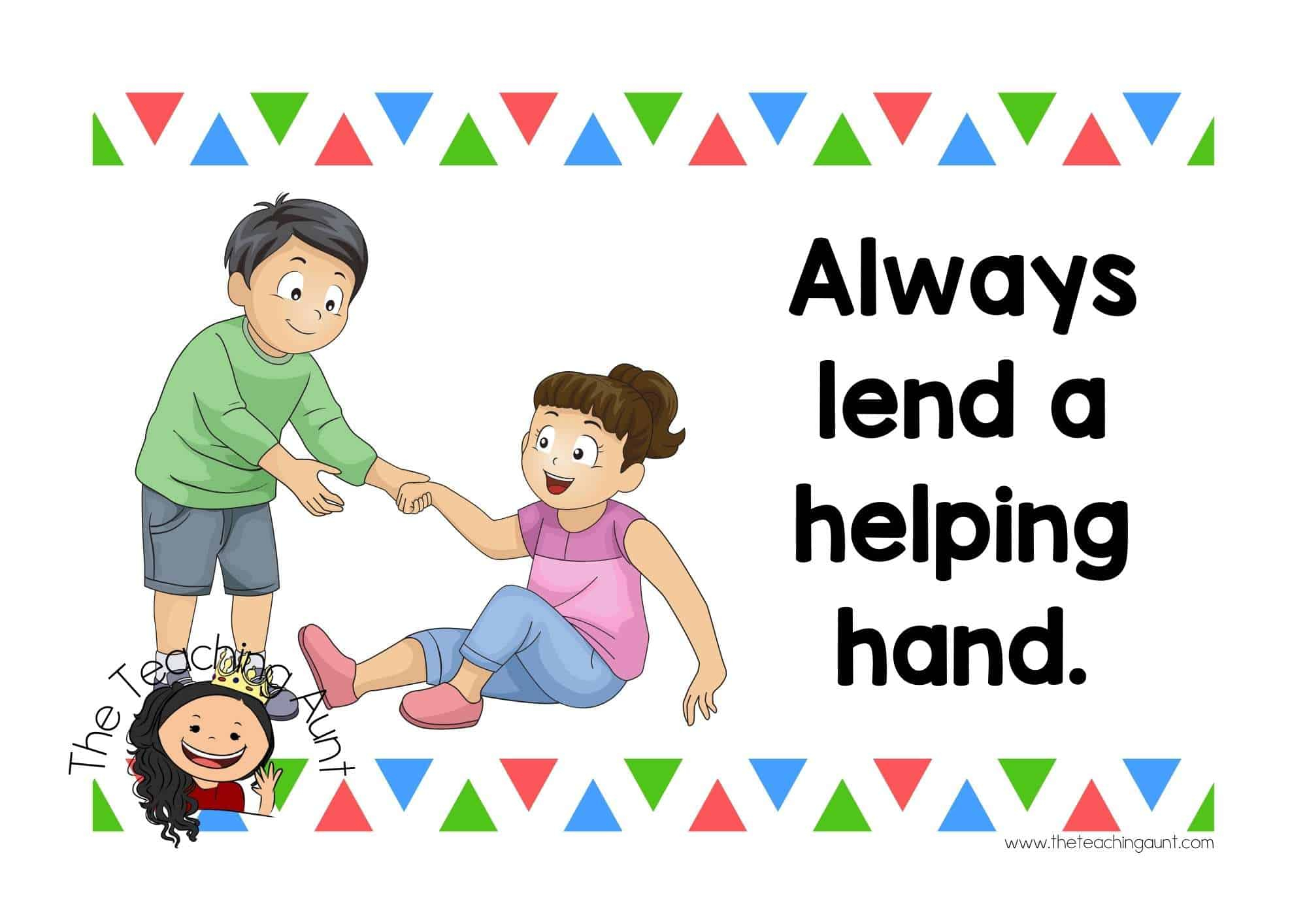 Free Classroom Rules Posters - The Teaching Aunt regarding Preschool Classroom Rules Free Printables