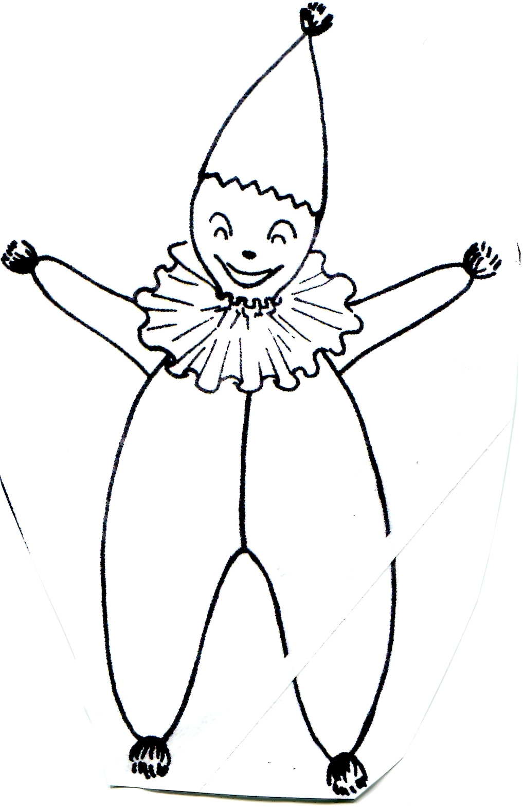 Free Clown Toy Pattern Archives - Vintage Crafts And More throughout Free Printable Clown Costume Pattern