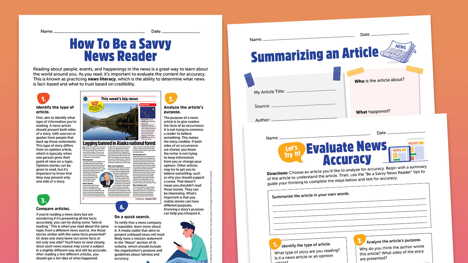 Free Current Events Worksheets For Your Classroom - We Are Teachers within Free Printable Current Events Worksheets