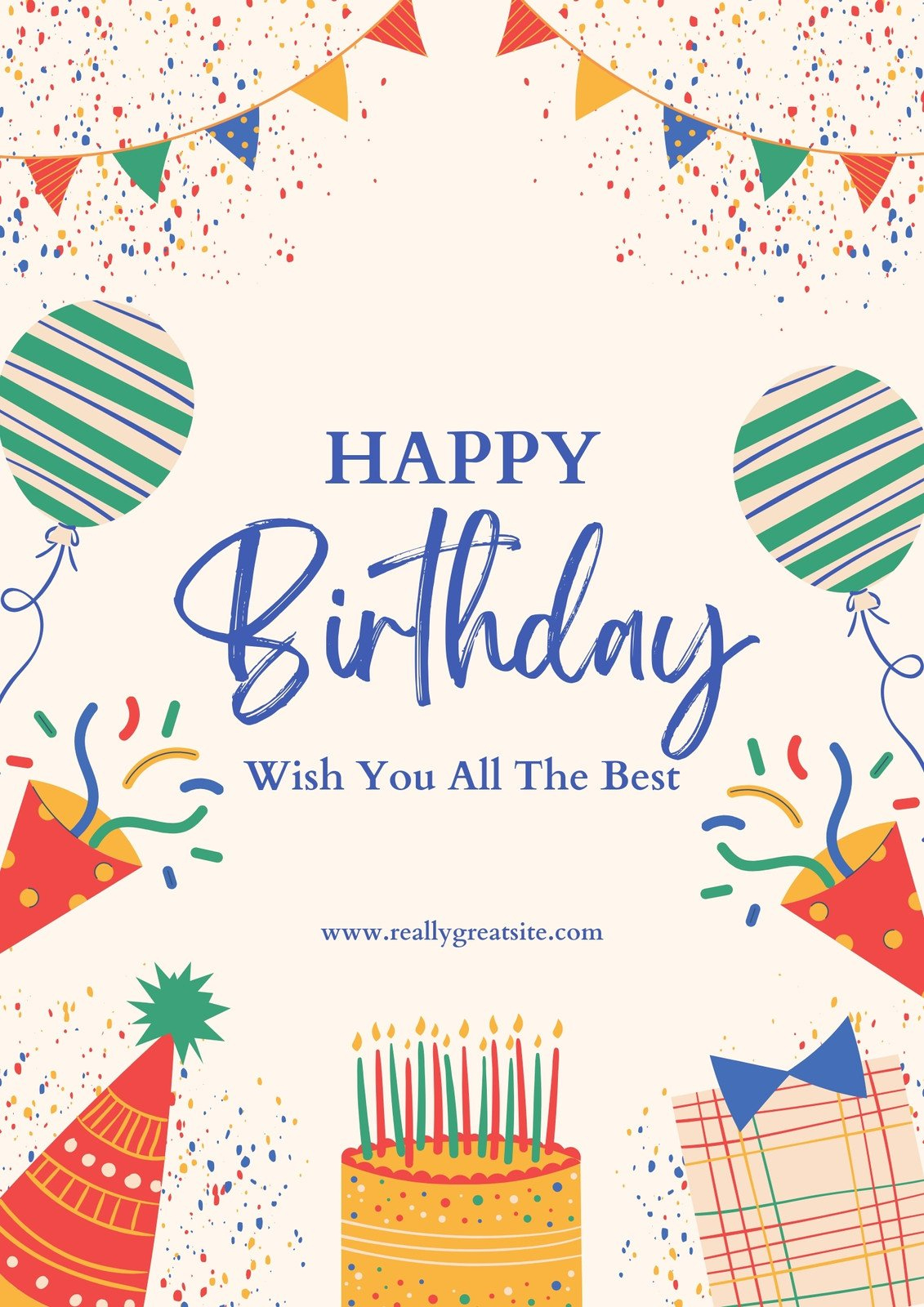 Free Custom Printable Birthday Flyer Templates | Canva with regard to Free Printable Birthday Poster Templates