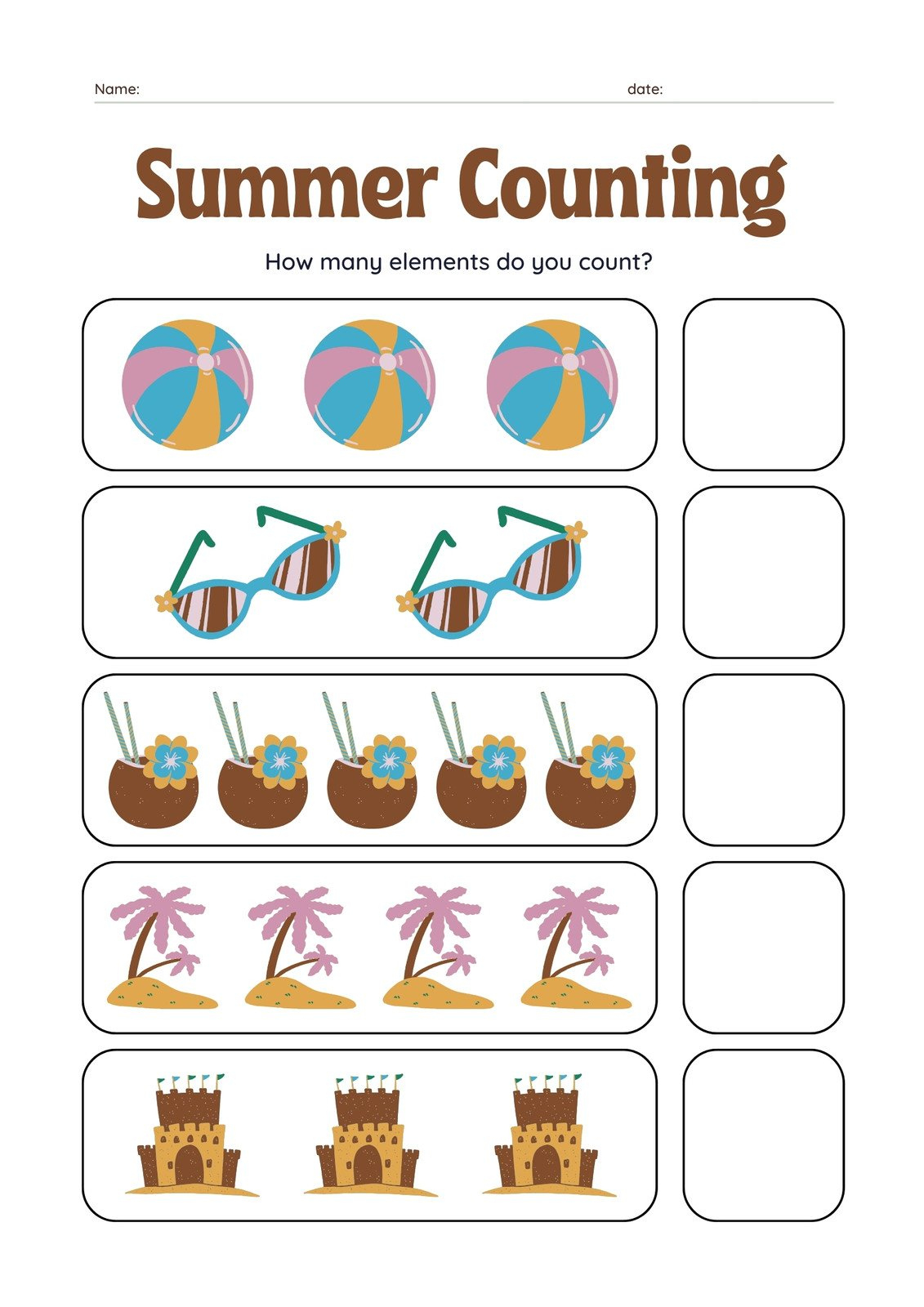 Free Custom Printable Preschool Worksheet Templates | Canva pertaining to Free Printable Vpk Worksheets