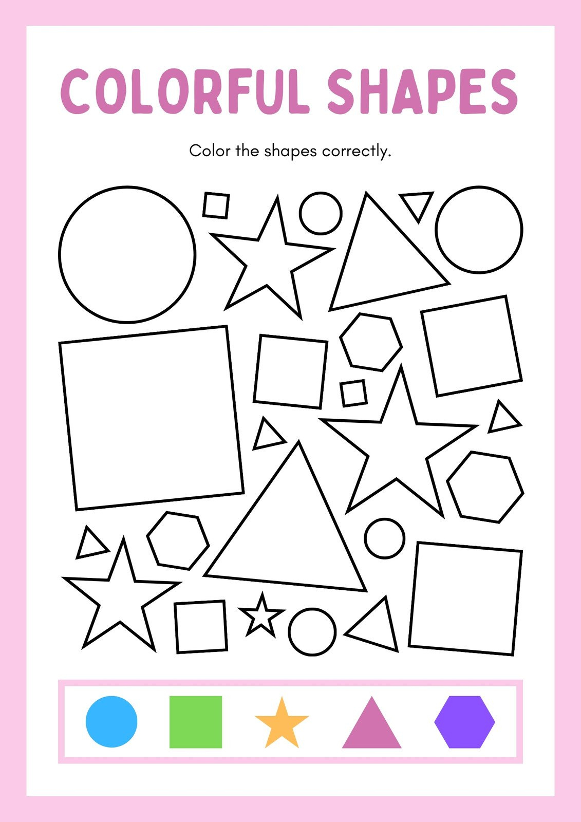 Free Custom Printable Preschool Worksheet Templates | Canva within Free Printable Vpk Worksheets