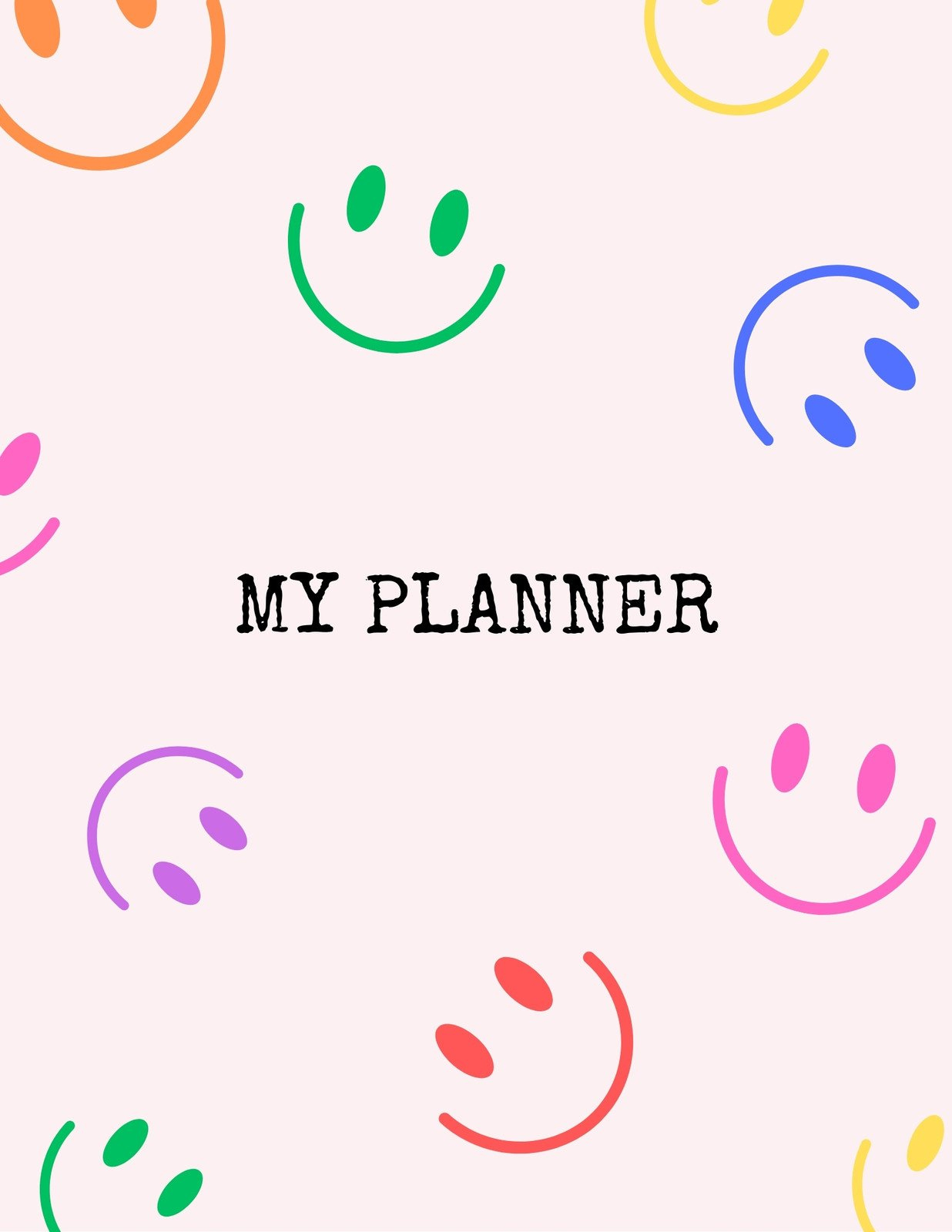Free Editable And Printable Planner Cover Templates | Canva intended for Binder Cover Templates For Free