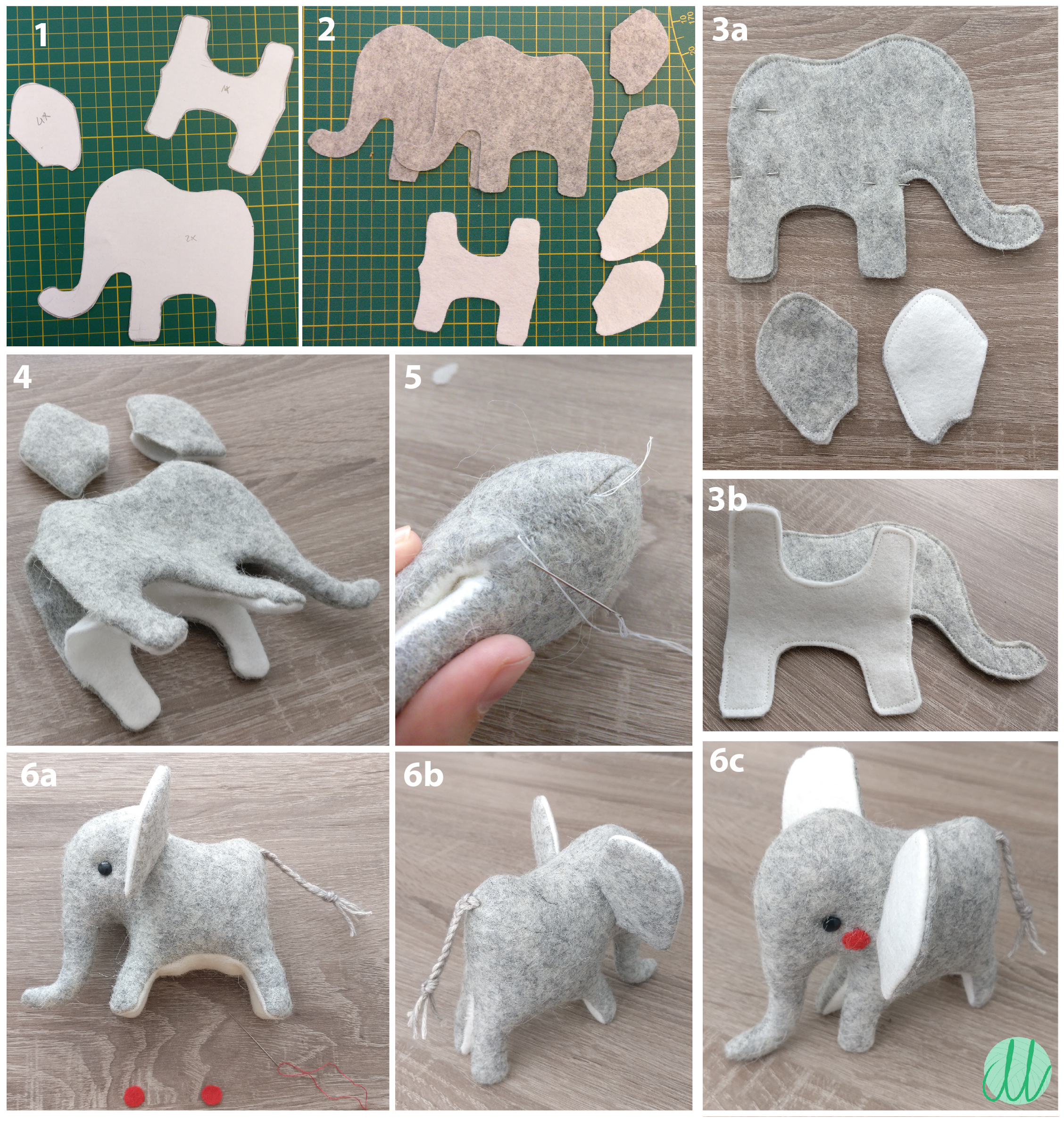 Free Elephant Sewing Pattern Top with Free Printable Elephant Sewing Patterns