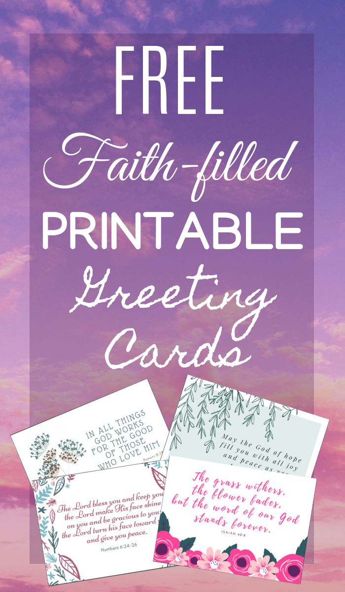 Free Faith-Filled Printable Greeting Cards with regard to Christian Greeting Cards Free Printable