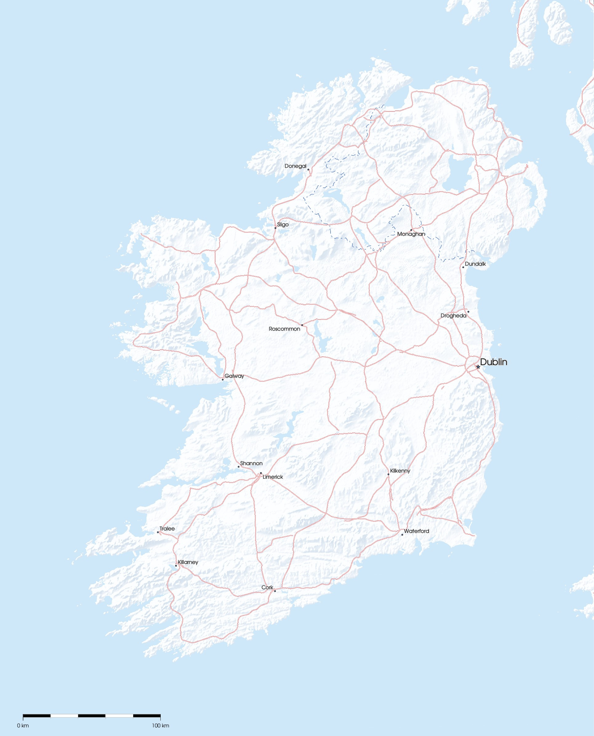 Free Maps Of Ireland | Mapswire pertaining to Map Of Ireland Printable Free