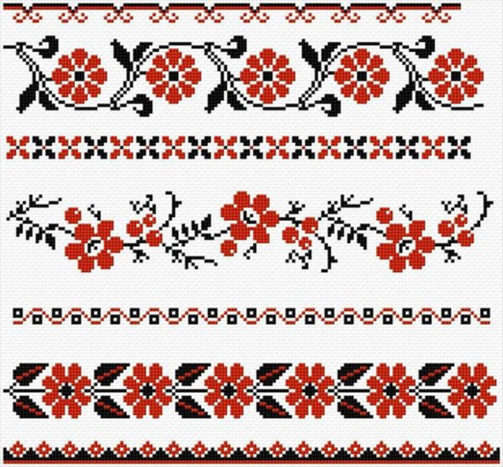 Free Printable Counted Cross Stitch Border Patterns