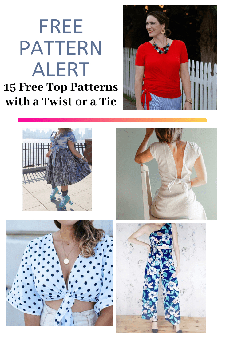 Free Pattern Alert: 15 Free Top Patterns With A Twist Or A Tie in Free Printable Top Patterns
