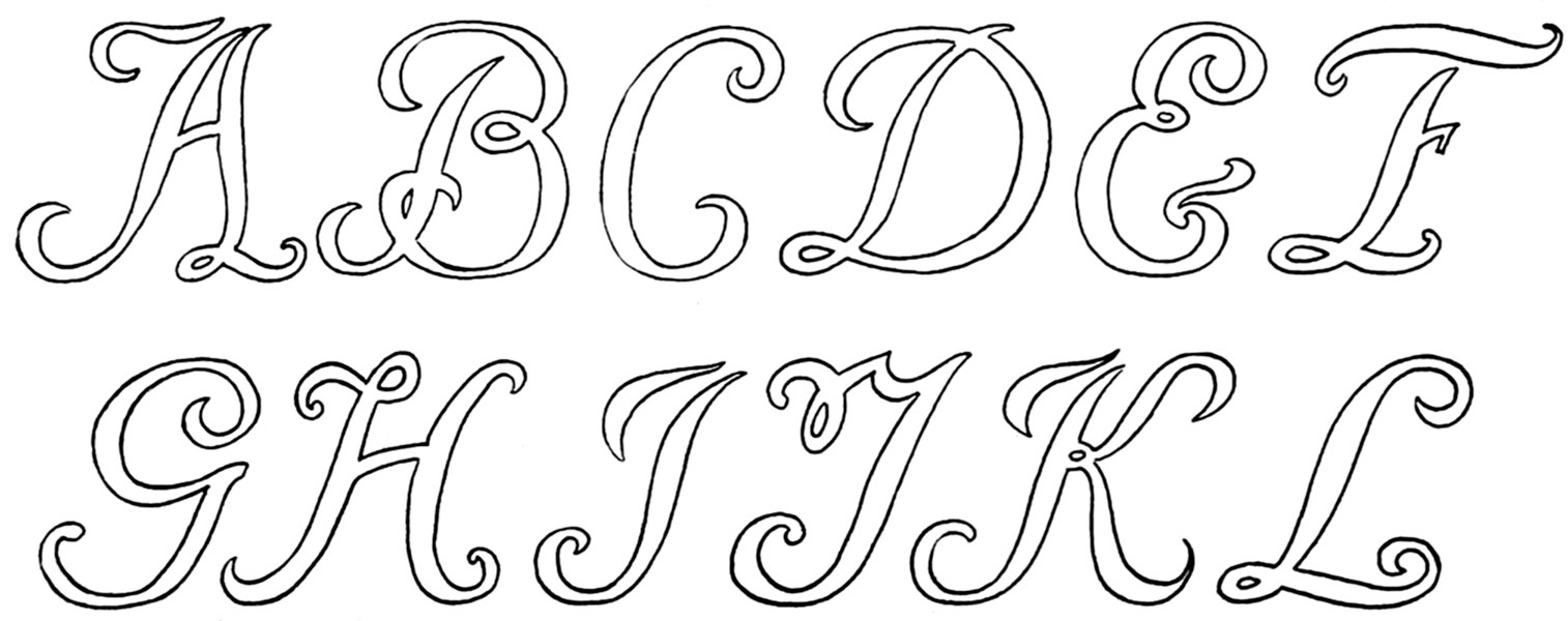 Free Pattern Friday — Vintage Monogram Letters – Q Is For Quilter pertaining to Printable Hand Embroidery Letters Patterns Free