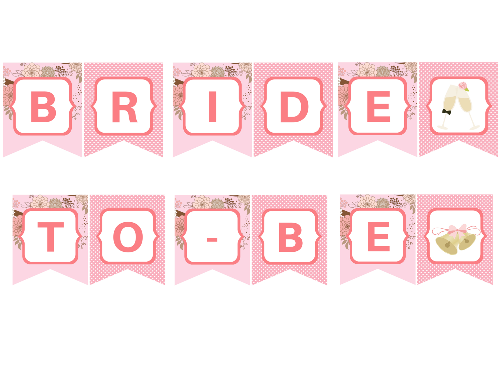 Free Pink Bride To Be Banner - Magical Printable with Free Printable Bride To Be Banner