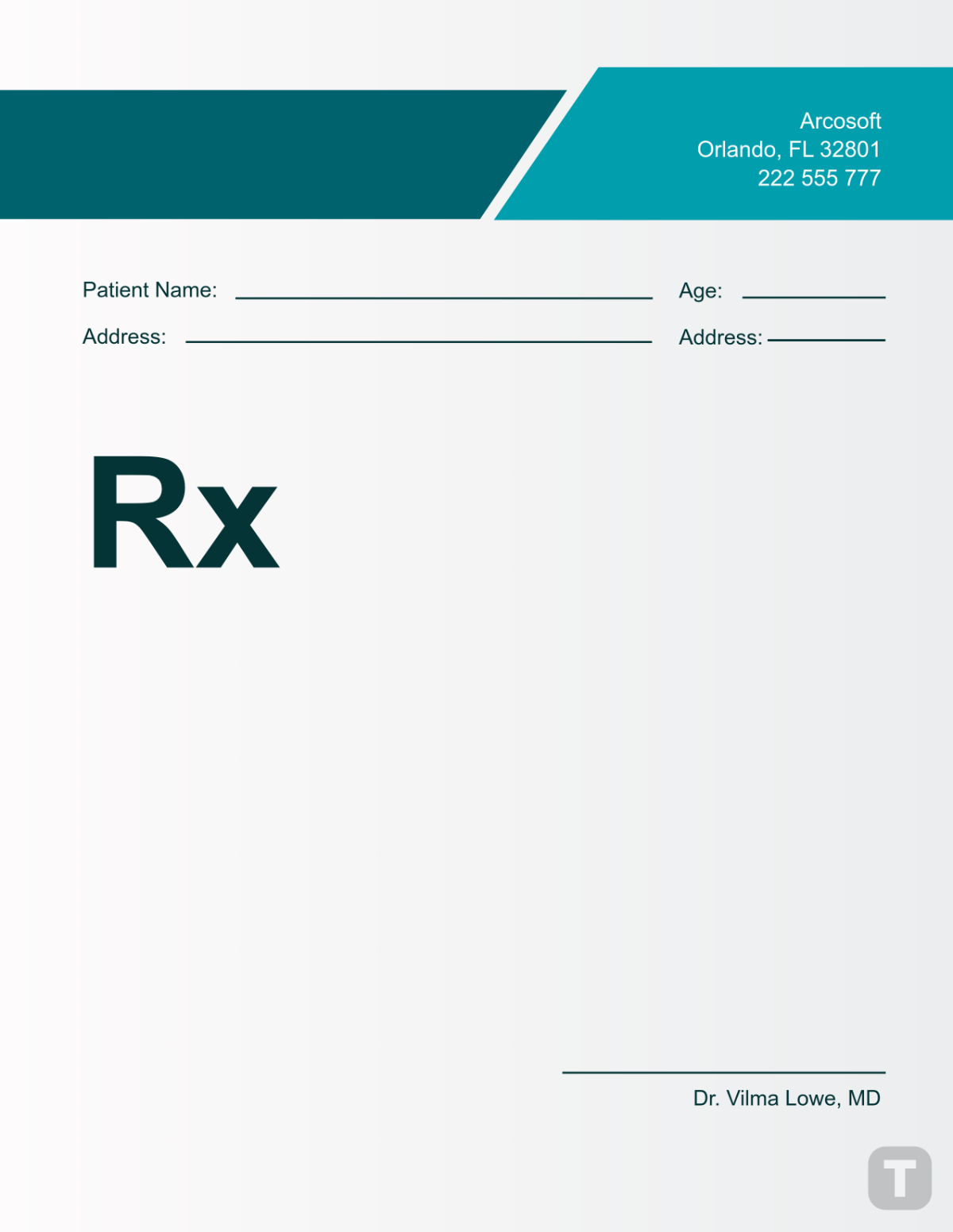Free Prescription Templates To Edit Online with regard to Free Medical Prescription Templates