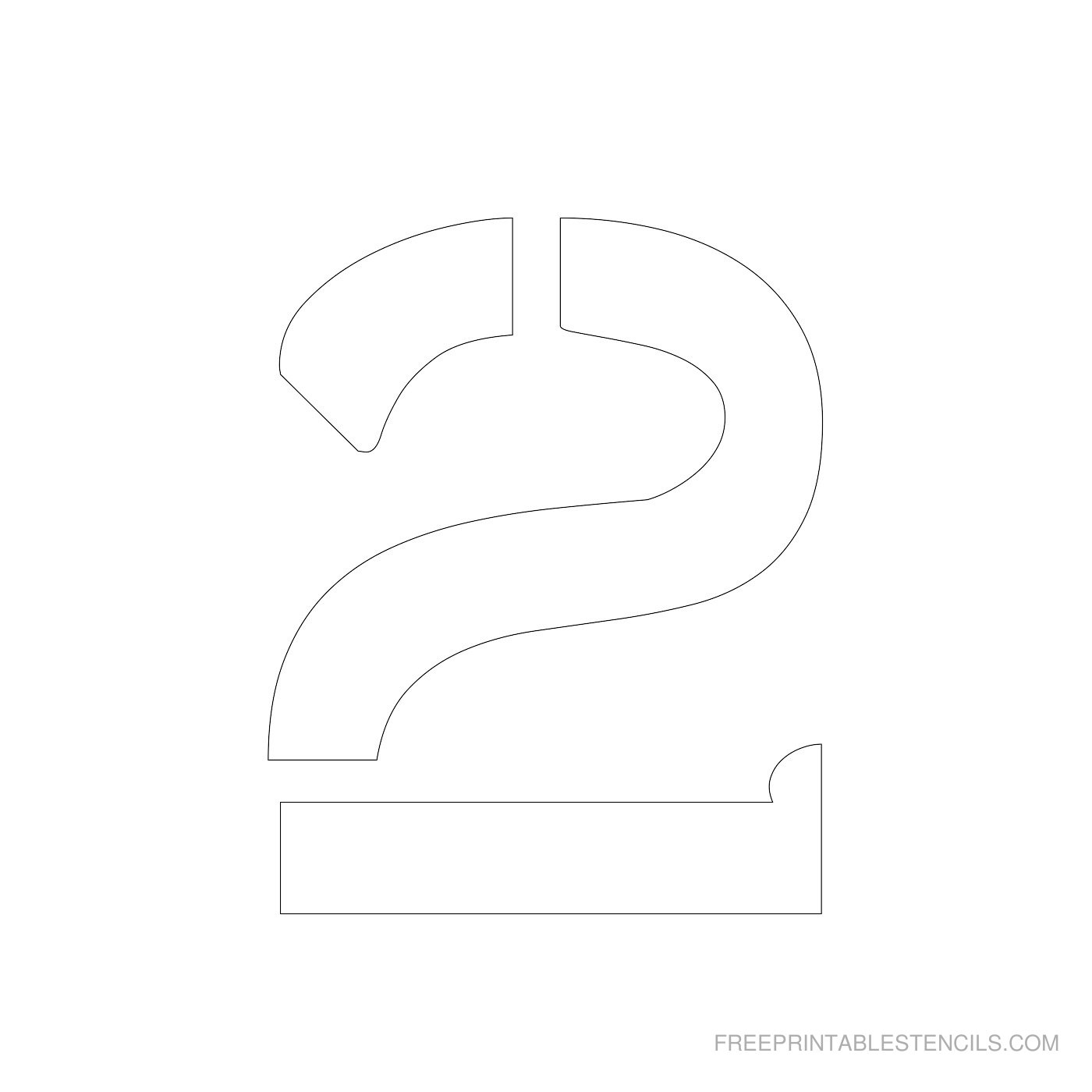 Free Printable 4 Inch Number Stencils 1-10 - Worksheets Library pertaining to 4 Inch Printable Stencil Numbers