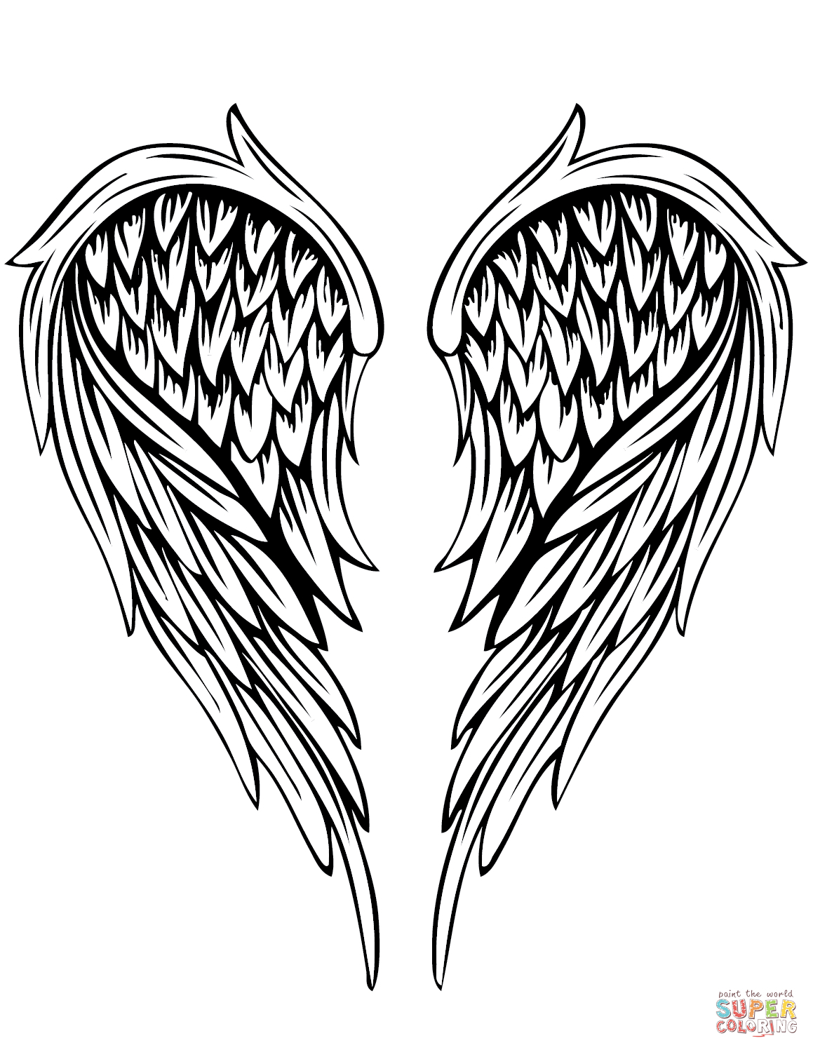 Free Printable Angel Wings - Printable Party Favors with Free Angel Wing Stencil Printable