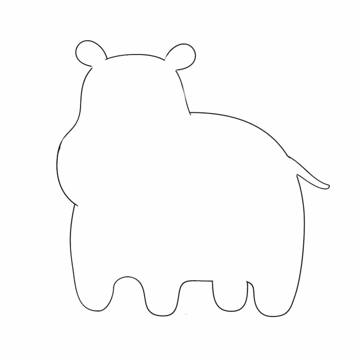 Free Printable Animal Cutouts To Use On Various Crafts - Tulamama for Free Printable Animal Shapes