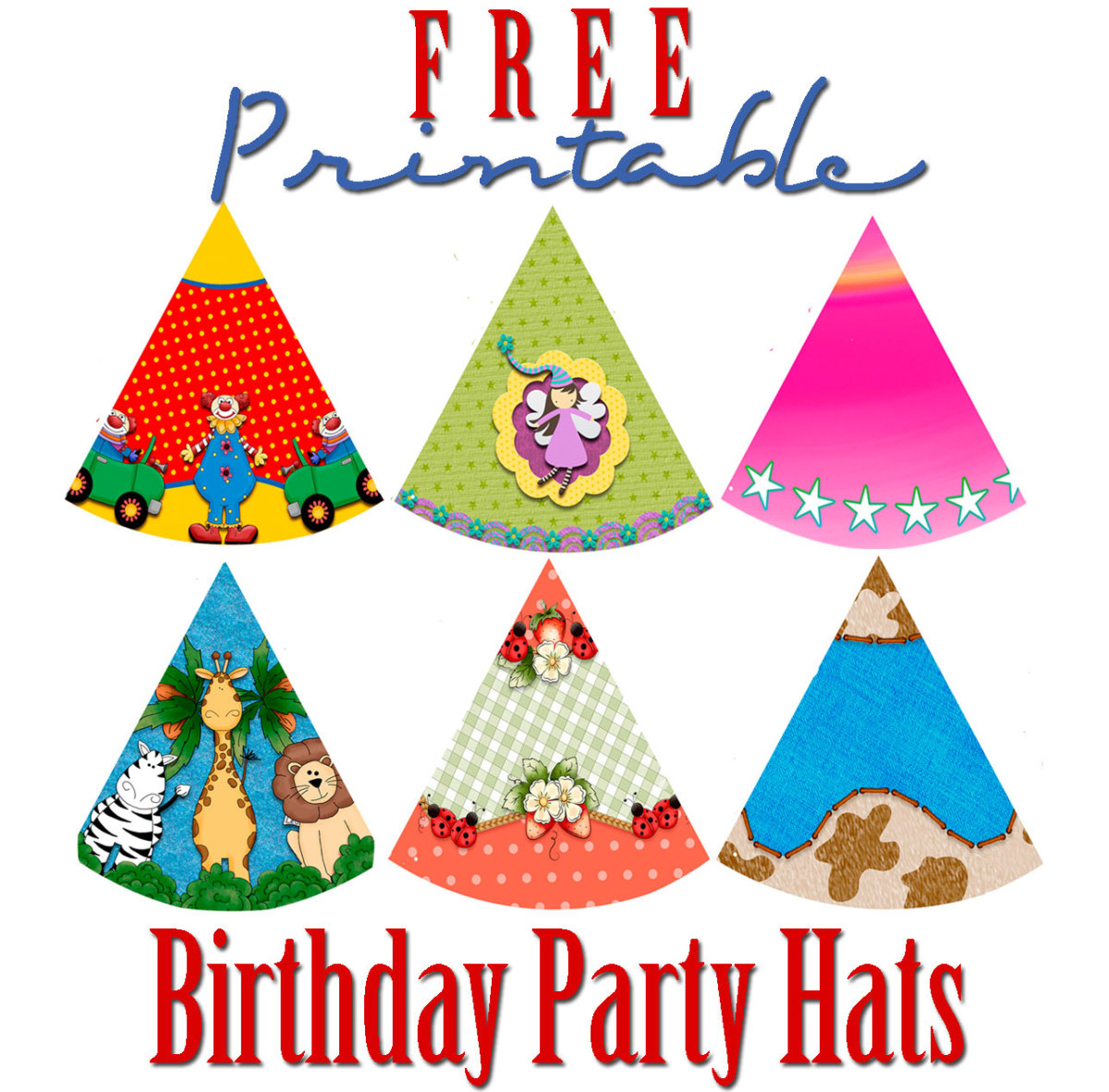 Free Printable Birthday Party Hats - Hubpages pertaining to Free Printable Birthday Party Hats