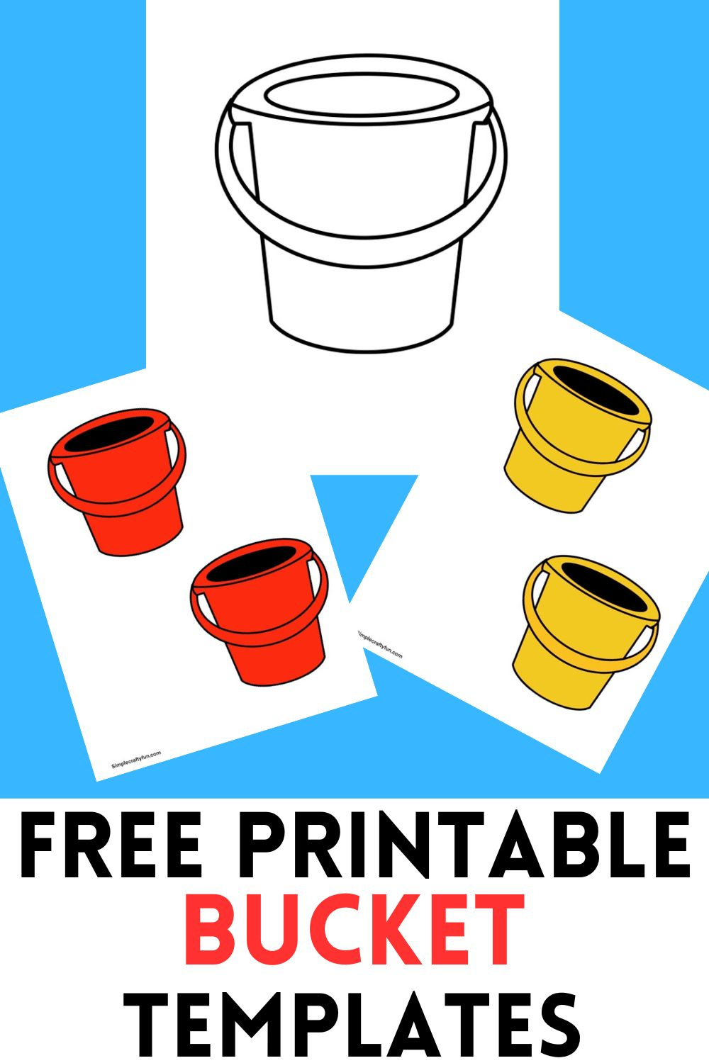 Free Printable Bucket Templates - regarding Free Printable Bucket Template