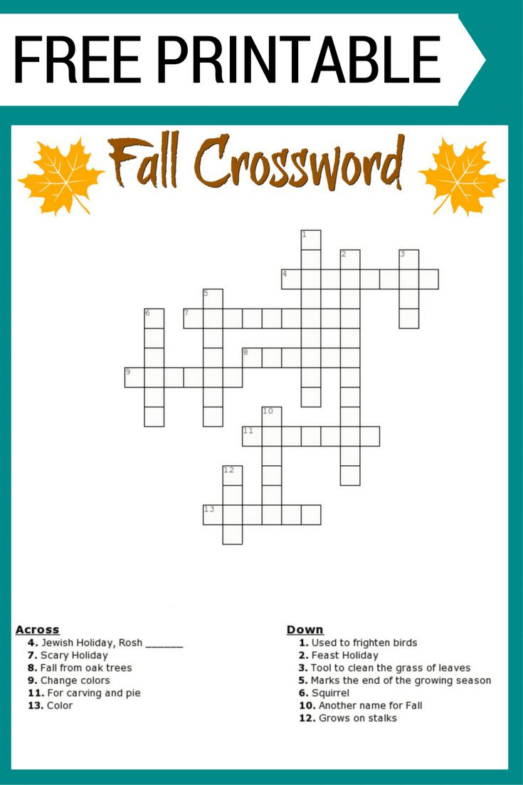 Free Printable Crossword Puzzles For Grade 6 regarding Free Printable Crossword Puzzles For 6th Graders