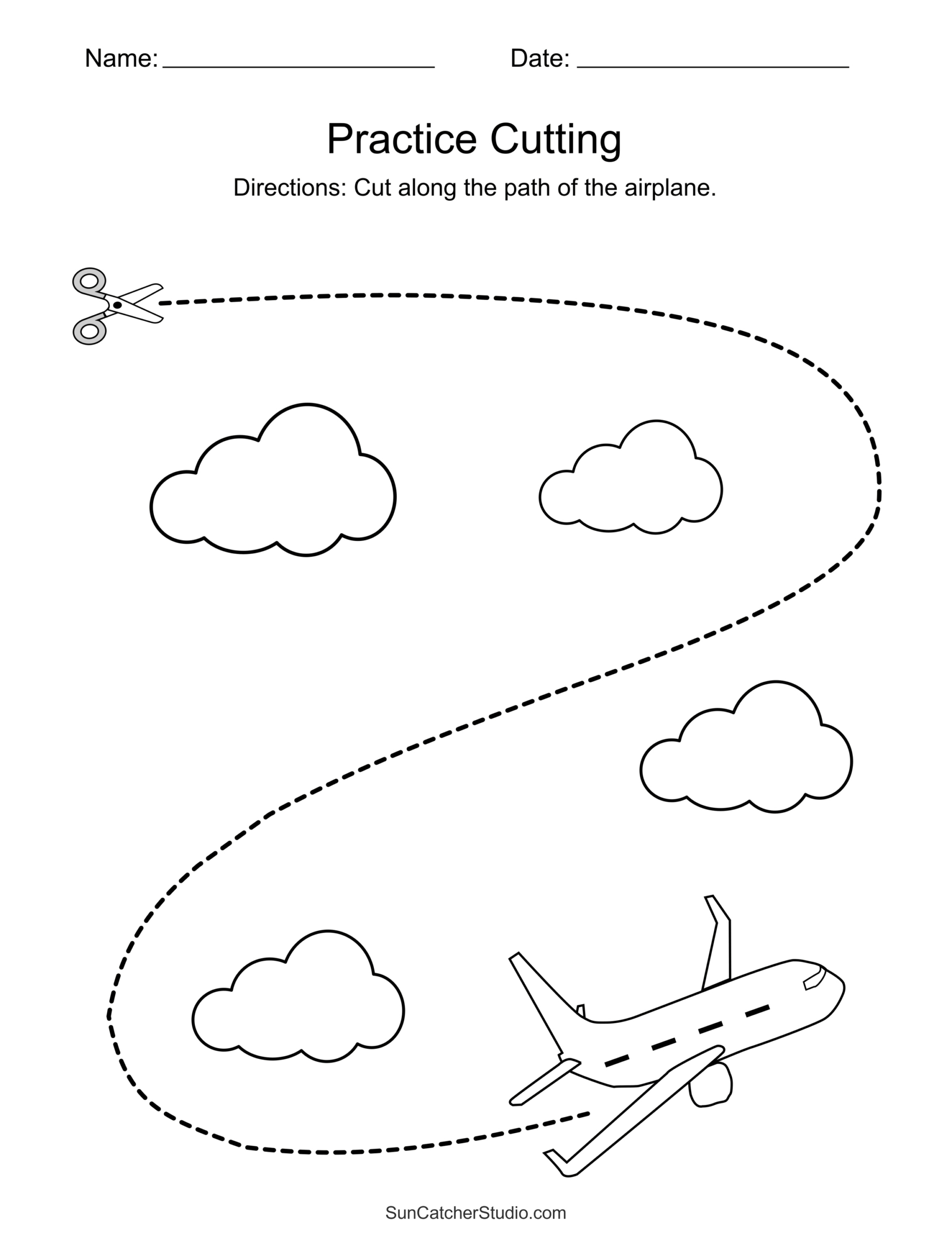 Free Printable Cutting Worksheets For Preschoolers – Free intended for Free Preschool Cutting Printables