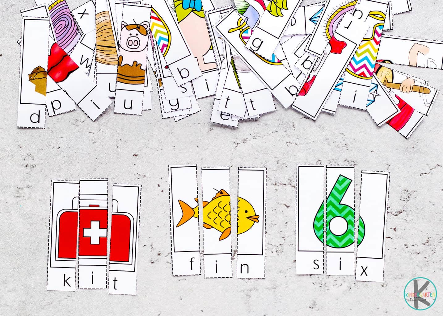 Free Printable Cvc Word Puzzles Activity For Kindergarten within Cvc Word Puzzles Free Printable