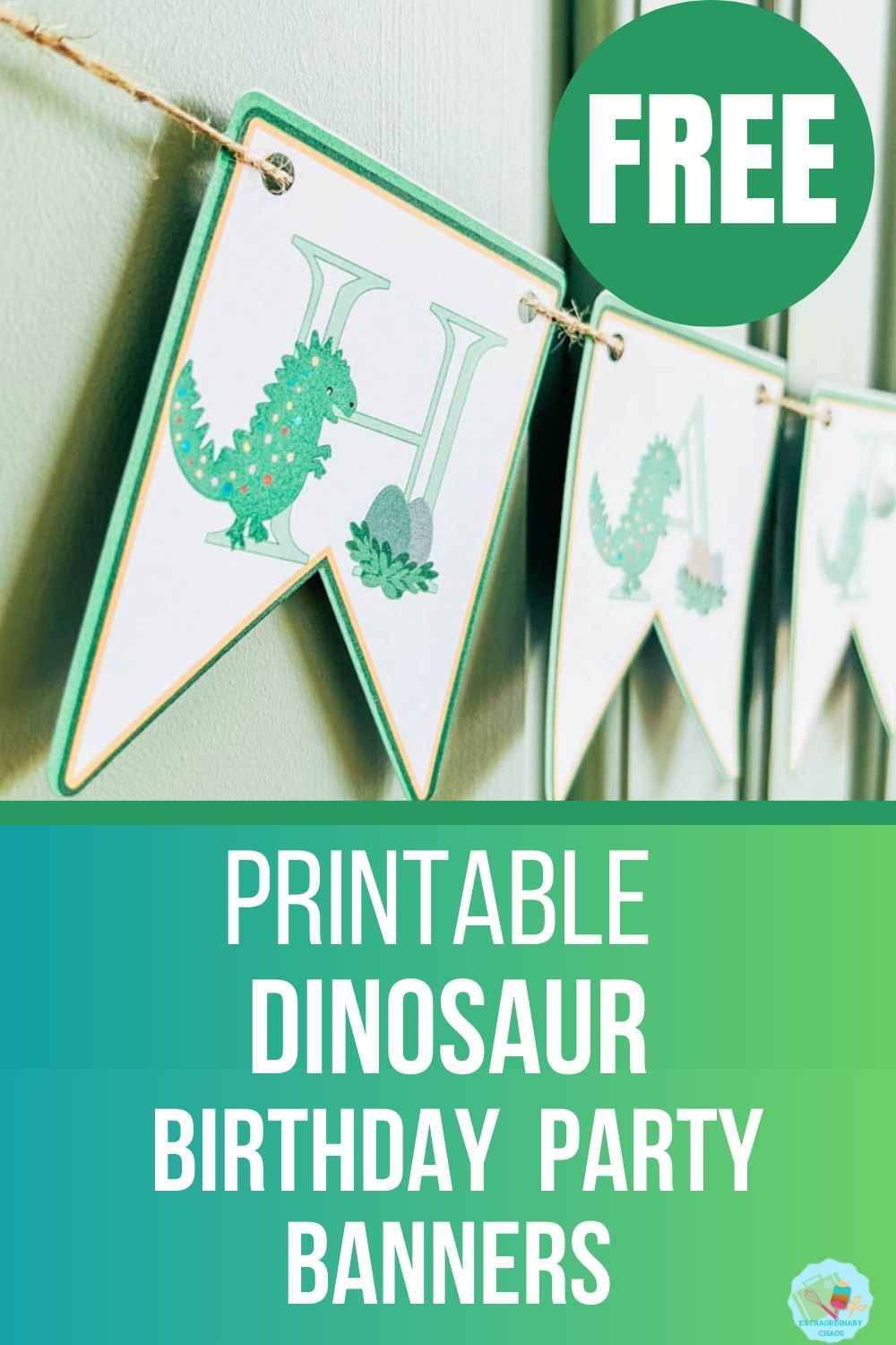 Free Printable Dinosaur Birthday Banner Numbers 0-9 throughout Dinosaur Birthday Banner Printable Free