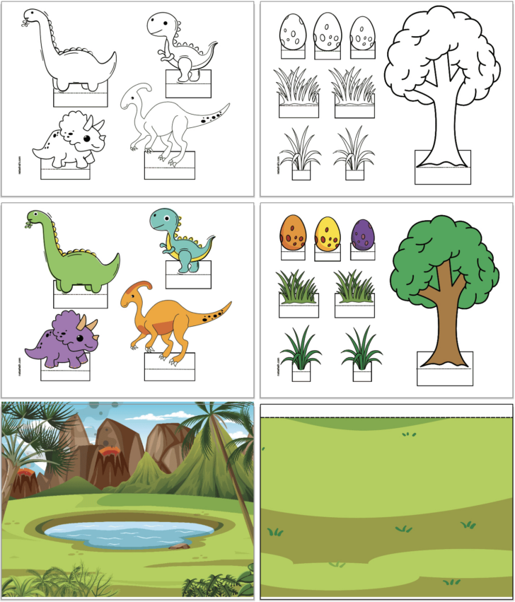 Free Diorama Printables
