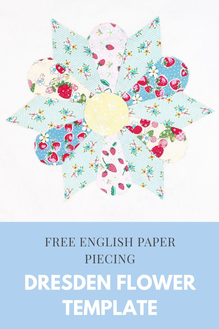 Free Printable English Paper Piecing Template throughout Free Printable Paper Pieced Flower Patterns