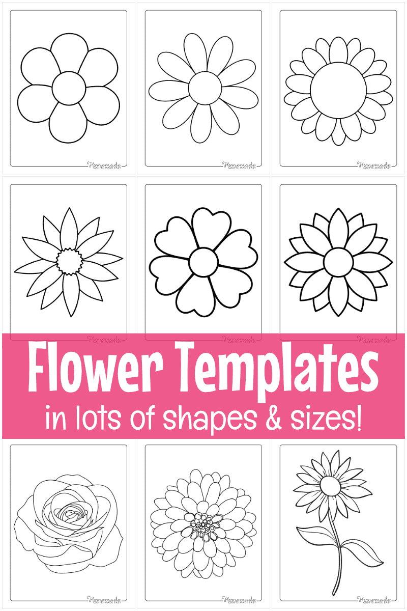 Free Printable Flower Templates For Crafts throughout Free Printable Daisy Stencils
