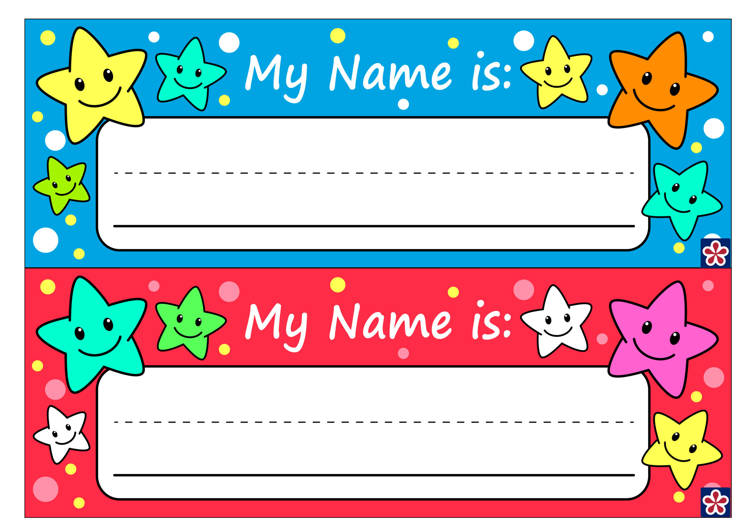 Free Printable Name Tags For Preschoolers - Worksheets Library intended for Free Printable Preschool Name Plates