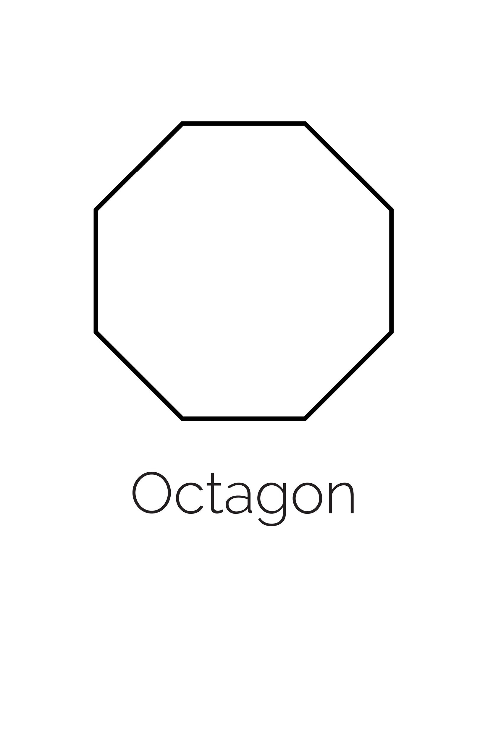 Free Printable Octagon Shape pertaining to Free Printable Octagon Shape