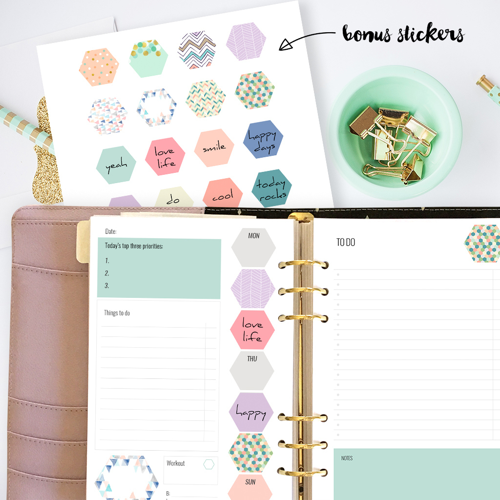 Free Printable Planner Inserts For Large Planners Plus Bonus pertaining to Free A5 Printables